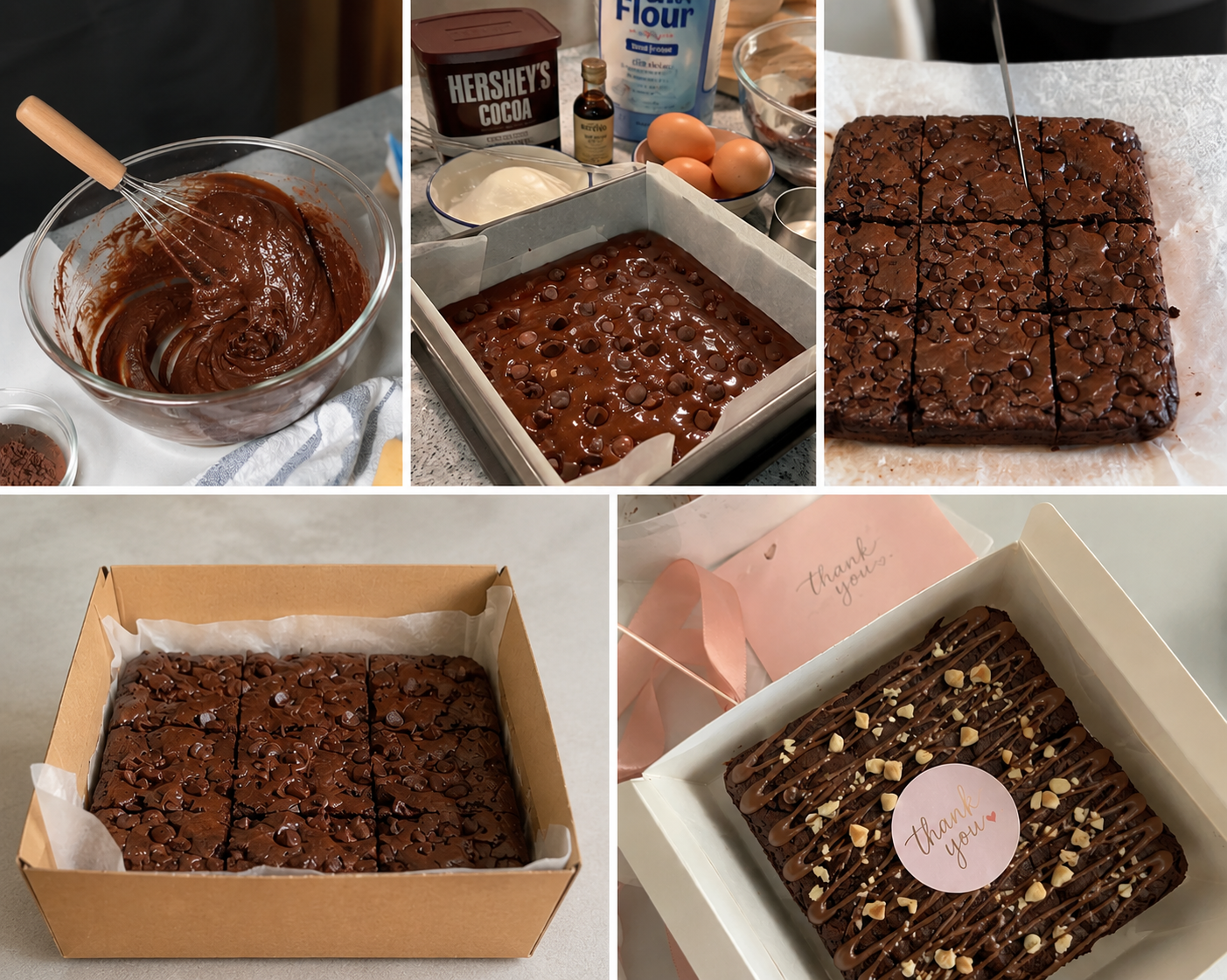 Freshly baked homemade desserts